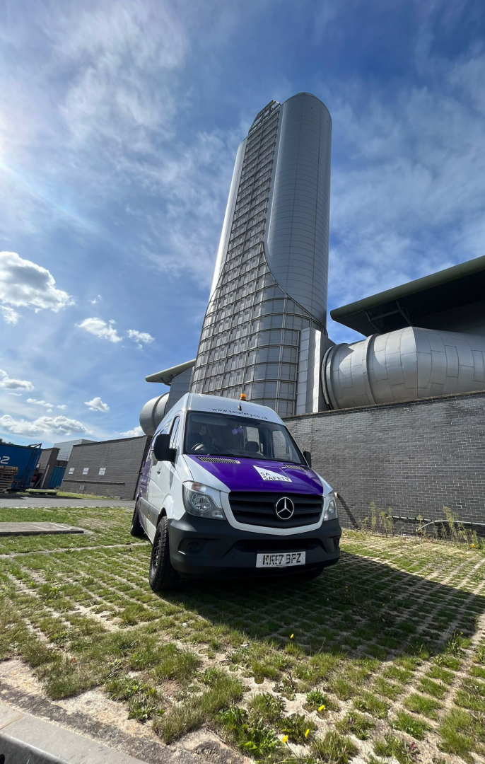 SA Safety industrial support van deployed on site